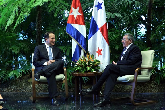Presidentes de Cuba y Panamá, La Habana, 10 de septiembre 2015. Foto: Sitio de la Presidencia de Panamá.
