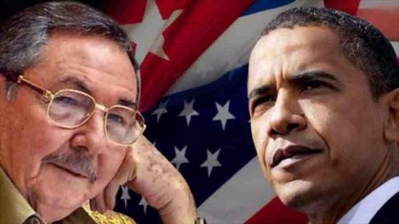 Raúl y Obama