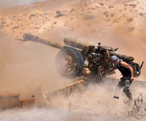 El Ejército sirio respaldado por la Fuerza Aérea rusa lanza ofensiva contra el Estado Islámico. (Foto: AFP.)
