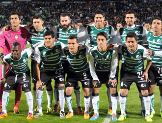 El equipo del Club Santos Laguna de México. (Foto: Archivo.)