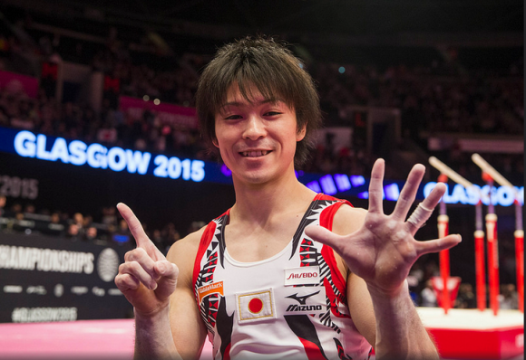 El japonés Kohei Uchimura, toda una leyenda, 6 veces campeón mundial. Foto: Sitio oficial del evento