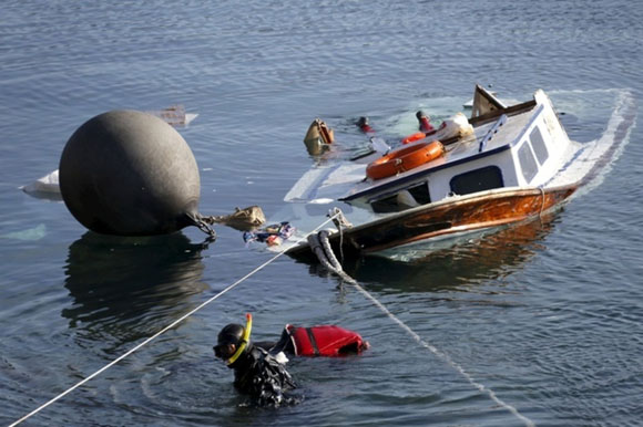 Un accidente en las costas griegas dejó saldo de 8 muertos. Foto Noticias Cuatro
