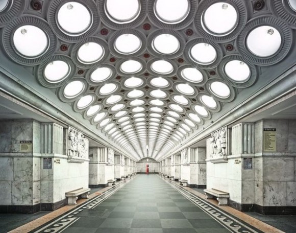 El Metro de Moscú. Foto David Burdeny