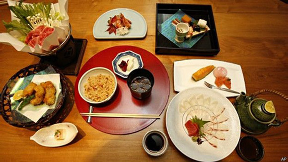 El respeto por la naturaleza está relacionado con la gastronomía japonesa. Foto: AP
