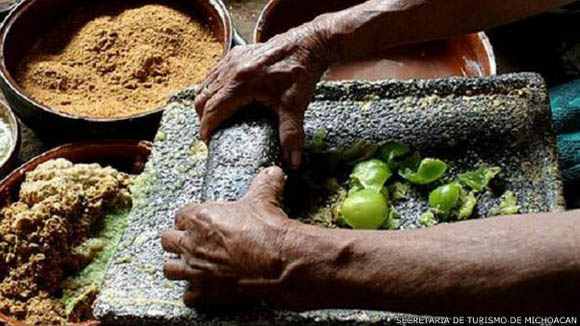 La Unesco resalta los sistemas de producción mesoamericanos de la comida mexicana. Foto: Secretaría de Turismo de Michoacán.