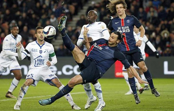Ibrahimovic llegó a 85 goles en Liga con el PSG. Foto: EFE.