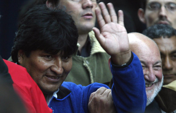 Evo Morales en Marcha de los Pueblos, Mar del Plata Argentina. Foto: Ismael Francisco /Cubadebate.