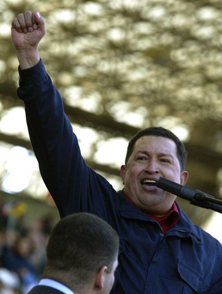Hugo Chavez  durante el Acto de la CUmbre de los Pueblos en mar del Plata Argentina. Foto: Ismael Francisco/Cubadebate