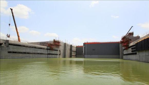 Ampliación del Canal de Panamá. Foto: EFE.