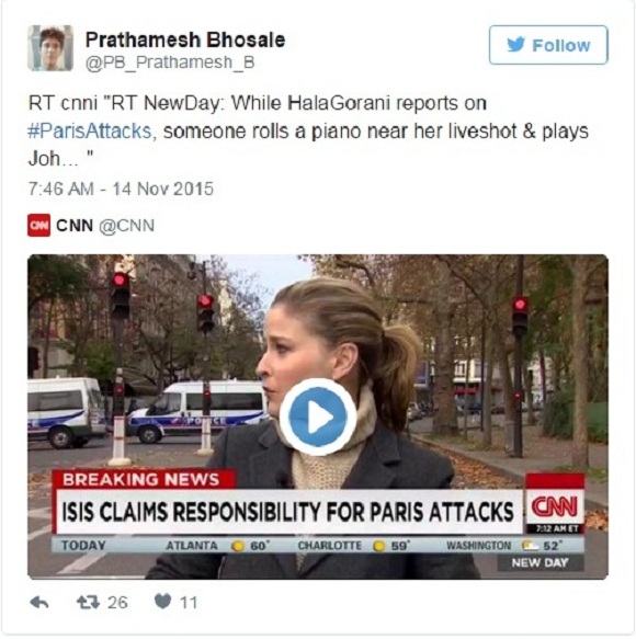 reportera francia atentado twitter