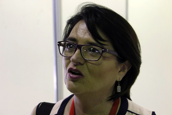 Dra. María Rebeca Padilla (México). Foto: Jennifer Veliz.