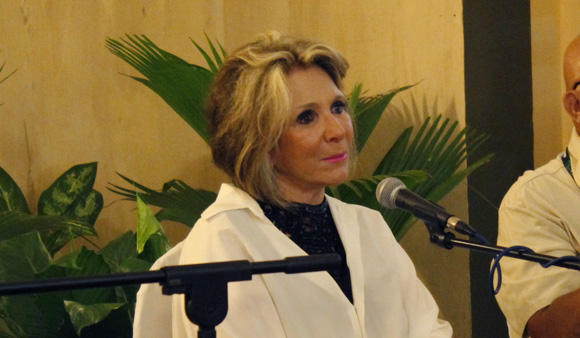 Sheila Nevins, Presidenta de HBO Documentary Films en el Hotel Nacional. Foto: Paola/Cubadebate.