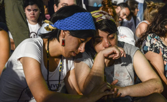 Despedida de Cristina Fernández de Kirchner en Plaza de Mayo. Foto: Kaloian/Cubadebate.