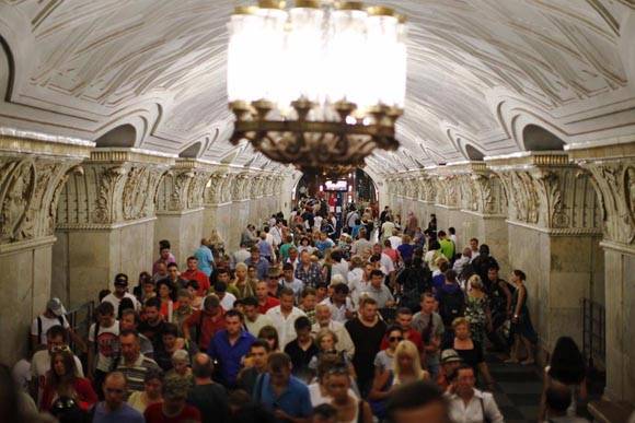 metro station in Moscow