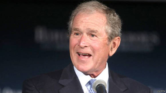La entrada sobre el criticado George W. Bush fue editada 45.862 veces desde su creación. Foto: Getty.