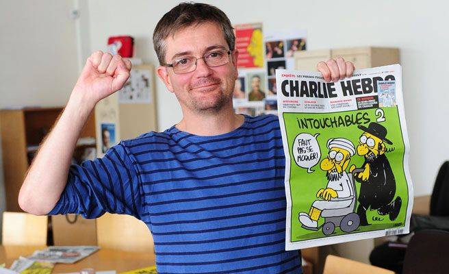 Dibujante Charb, una de las víctimas del atentado contra Charlie Hebdo.