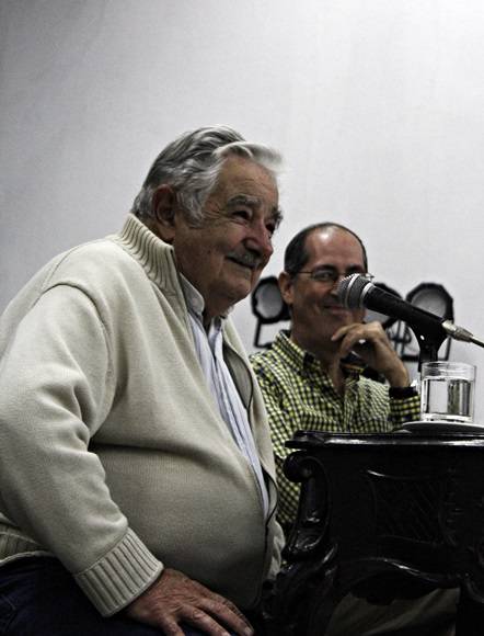 José Mujica en Casa de las Américas, Cuba. Foto: José Raúl Concepción/Cubadebate.