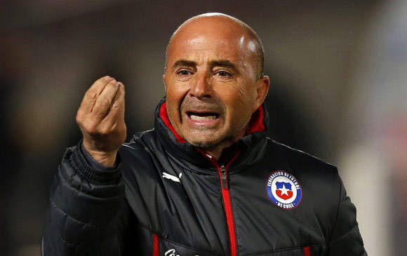 El argentino Jorge Sampaoli, antiguo entrenador de La Roja, selección chilena de fútbol.