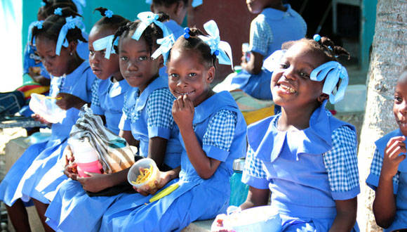 niñas haitianas