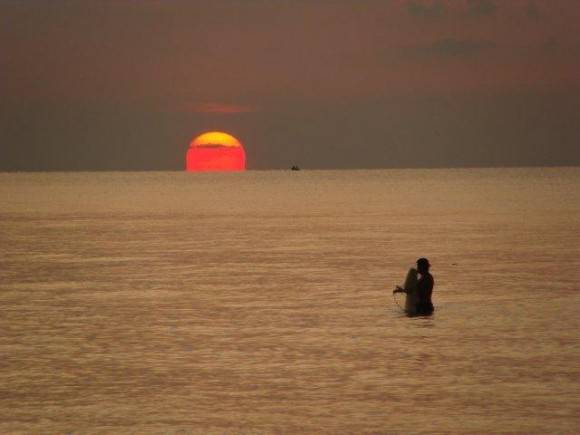 A la caída del Sol. Foto: Maria del Carmen / Cubadebate
