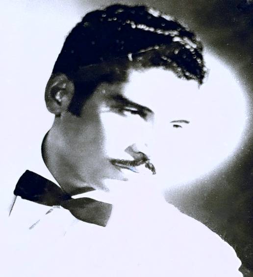 Daniel Santos. Foto promocional artística de la época.