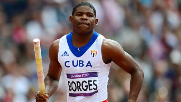 El pertiguista Lázaro Borges en los Juegos Olímpicos de Londres. Foto: AFP
