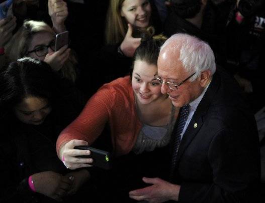 Sanders ha conseguido hacerse con el voto joven. Foto: Reuters. 
