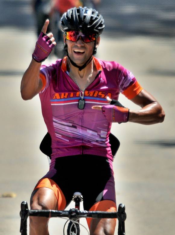 7ma etapa Clásico Ciclístico-Ciego-Topes de Collante Ganador Jose Mojica Artemisa. Foto: Ricardo López Hevia