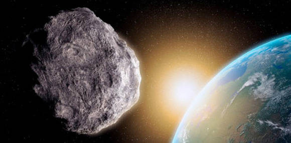 el punto de máxima cercanía del asteroide 2013 TX68 podría estar tan lejos del planeta como a 14 millones de kilómetros o tan cerca como a 17 mil.
