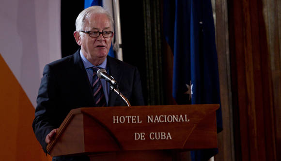 Andrew Robb, enviado especial para el Comercio del gobierno de Australia. Foto: Ismael Francisco/Cubadebate.
