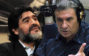 El astro del fútbol argentino Diego Armando Maradona y Victor Hugo opinaron sobre la elección de Infantino como presidente de la FIFA. Foto: Archivo