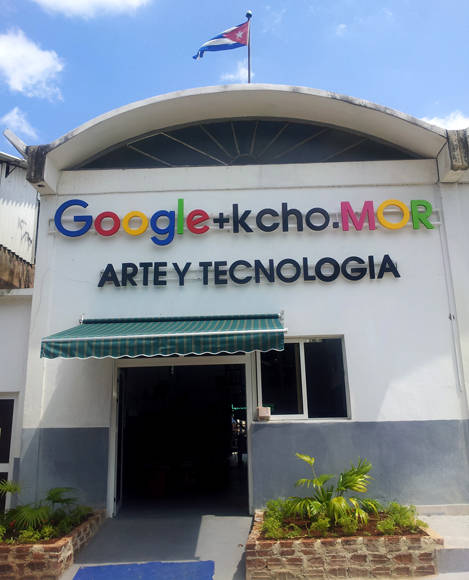 Google + Kcho.Mor. Foto: L Eduardo Domínguez