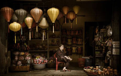 Una tienda de lámparas en Hoi An, Vietnam, de Swee Choo Oh, ganó en la categoría de Arte y Cultura de la competencia Abierta.. Foto: Swee Cho.