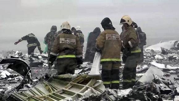 avion accidente Rusia