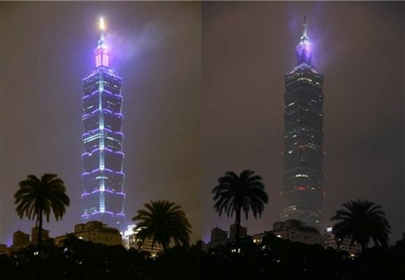 Los países de la región oriental de Asia y el Pacífico fueron los primeros en apagar las luces de sus monumentos y edificios representativos la noche de este sábado.