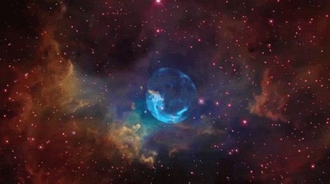 Burbuja en el espacio