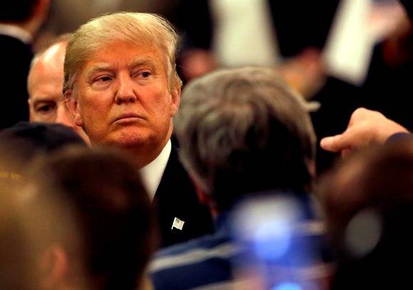 Aspirante republicano a la prensidencia de Estados Unidos, Donald Trump. Foto: AP.