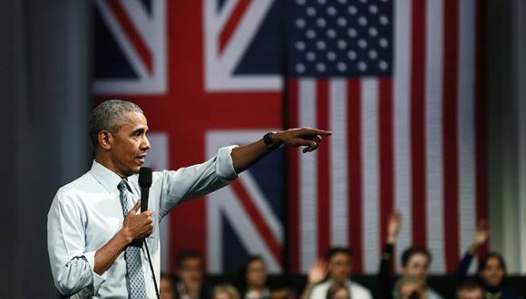 El presidente de Estados Unidos, Barack Obama, durante una reunión en Londres. Foto: Reuters.