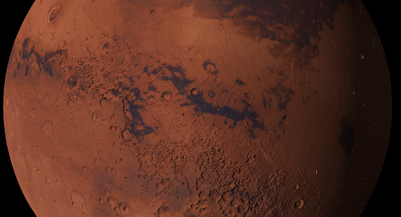Superficie del planeta Marte. Foto: Kevin Gill. 