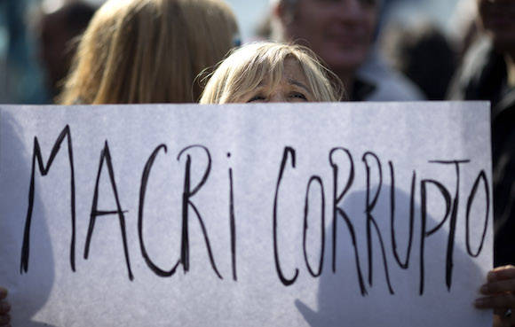 Protestas en Argentina por el Día Internacional de los Trabajadores. Foto: Natacha Pisarenko/ AP