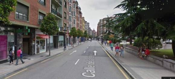 Calle Independencia en Oviedo, Asturias. Foto: Street View, tomada de 20 Minutos.es
