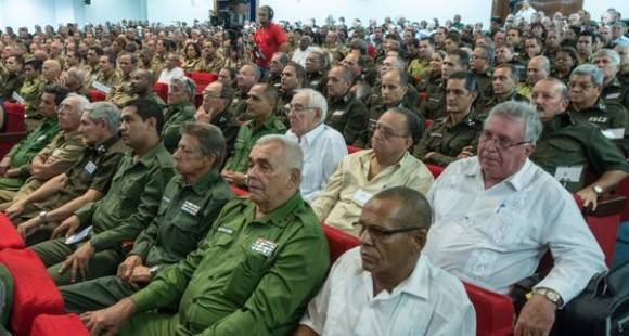 Acto por el Aniversario 55 del Ministerio del Interior (MININT), en la Sala Universal de las FAR, en La Habana, el 6 de junio de 2016. Foto: Marcelino Vázquez/ACN