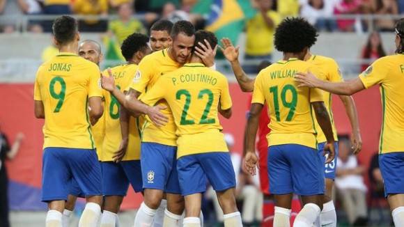 Copa América Centenario Brasil aplastó 7-1 a Haití. Foto: AFP