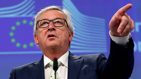 El presidente de la Comisión Europea,  Jean-Claude Juncker, dedicó unas fuertes palabras a los eurodiputados británicos . Foto: Francois Lenoir/ Reuters.