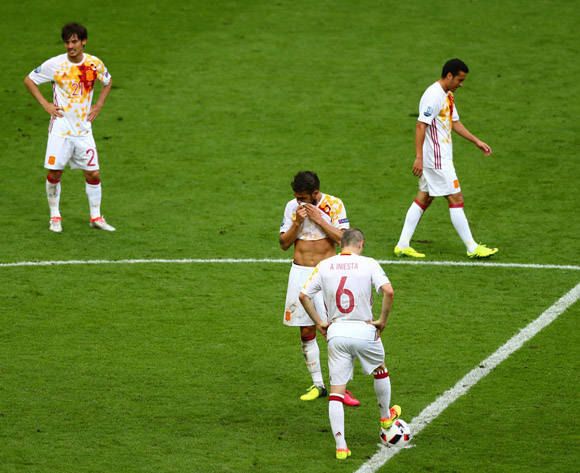 Termina un ciclo de victoria para la selección española, que se alzó en el Mundial de 2010 y las Euro de 2008 y 2012. Foto: UEFA. 