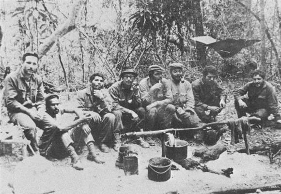 El Che y sus compañeros en Bolivia. Foto: Archivo.