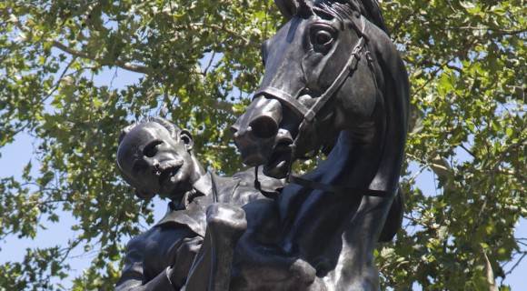 La estatua de José Martí en el Parque Central, de Nueva York. Foto: Ismael Francisco/ Cubadebate