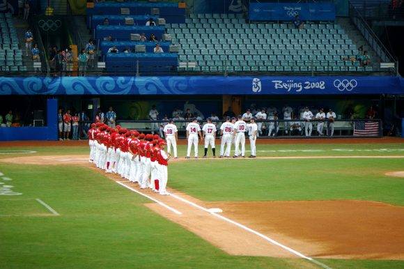 Béisbol en Juegos Olímpicos de Beijing. Foto: Archivo.