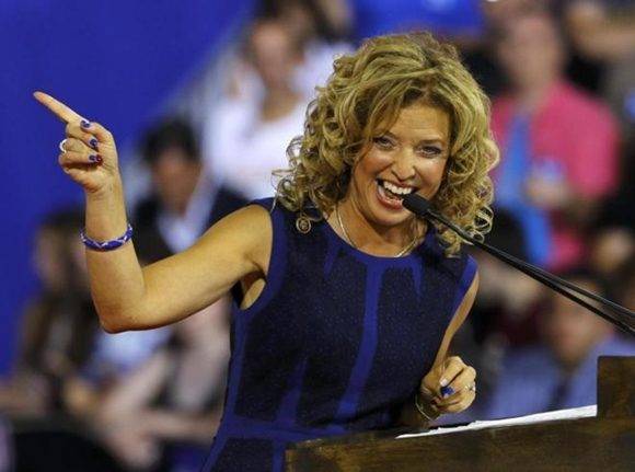 Renunció la presidenta del Partido Demócrata estadounidense, Debbie Wasserman-Schultz. Foto: Reuters.