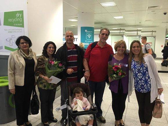 René y Gerardo llegaron a la Gran Bretaña el pasado 9 de julio. Foto: Cuba Solidarity Campaing/ Facebook.